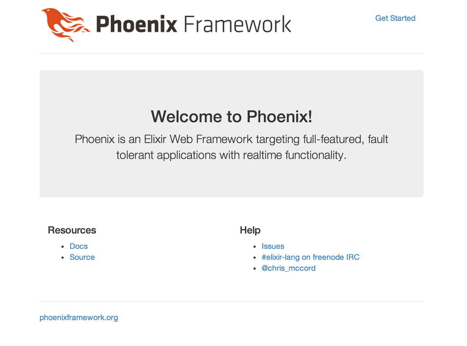 start phoenix server